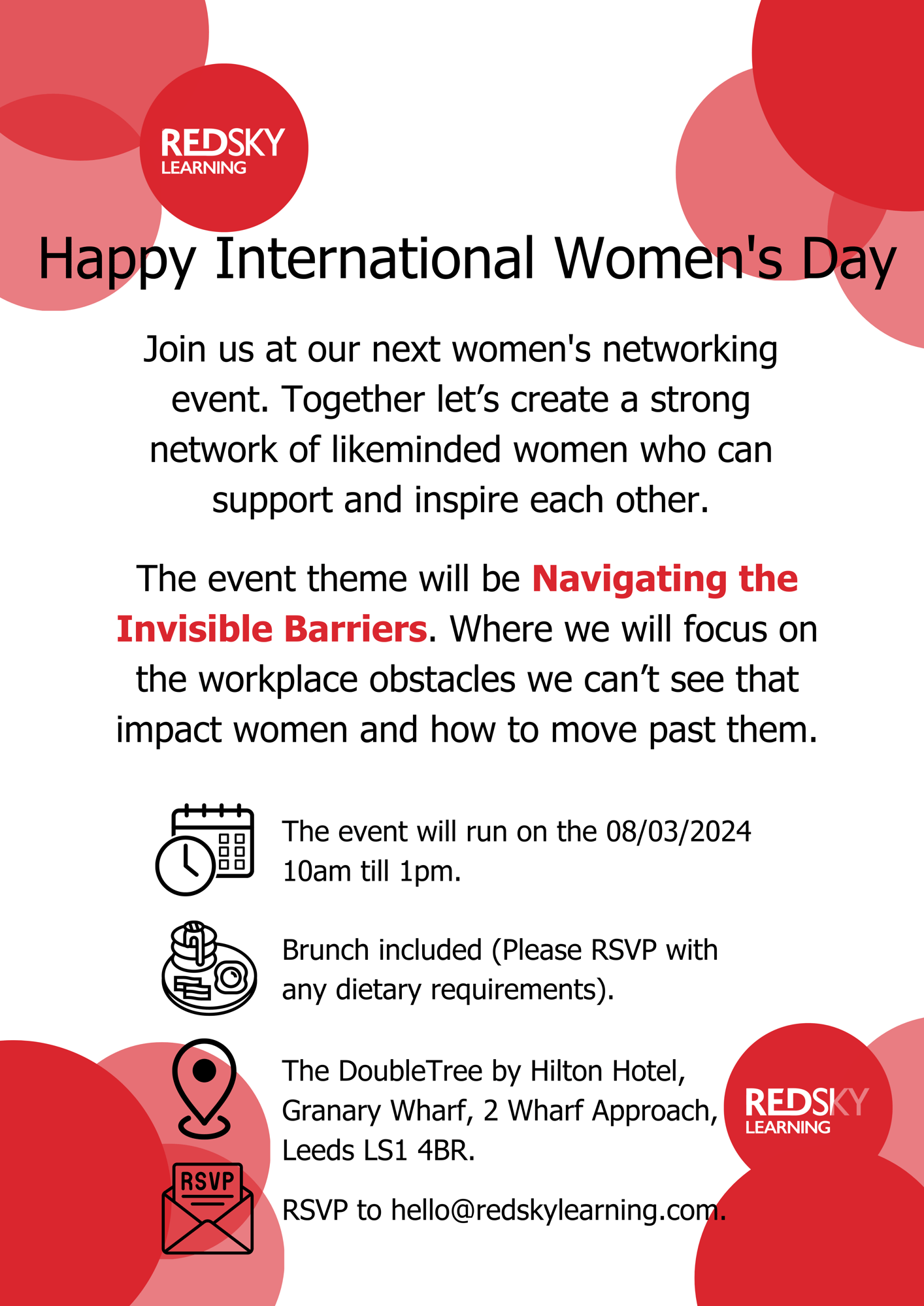 International Womens Day Event Flyer